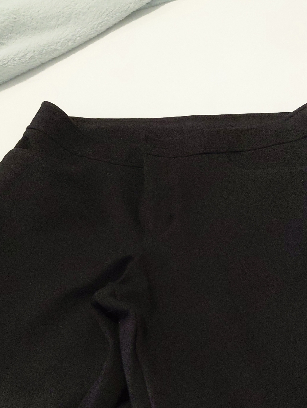 Anne Klein Black Elastic Waist Pants